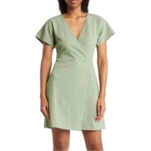 NWT Madewell Sage Green Mini Dress Size 2X
